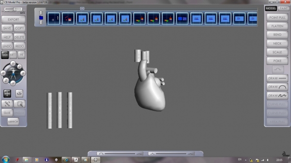 Creation of heart: Step 9